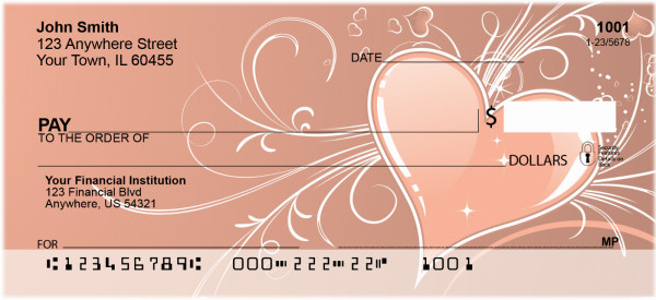 Twisted Hearts Personal Checks