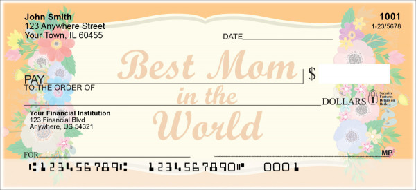 Mother's Day Personal Checks