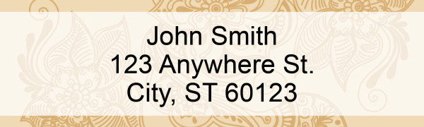 Henna Address Labels