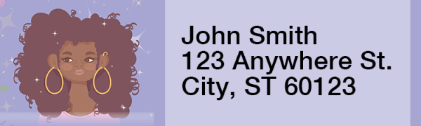 Majestic Black Beauty Address Labels
