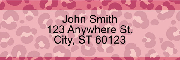 Leopard Prints Address Labels