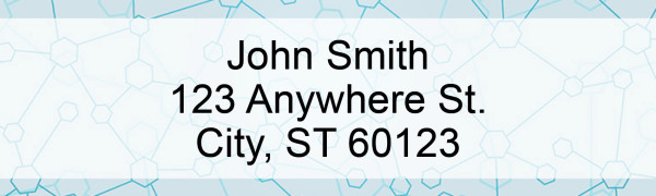 Stylistic Science Address Labels