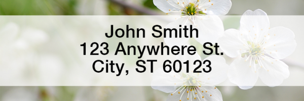 In Full Bloom Address Labels