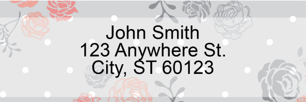 Floral Patterns Address Labels