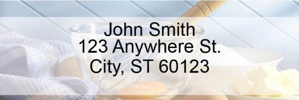 Baking Address Labels