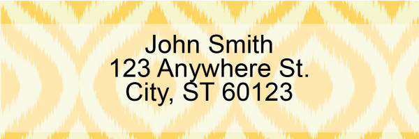 Textile Patterns Address Labels
