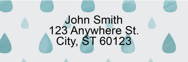 April Showers Address Labels