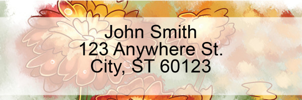 Fall Festivities Address Labels