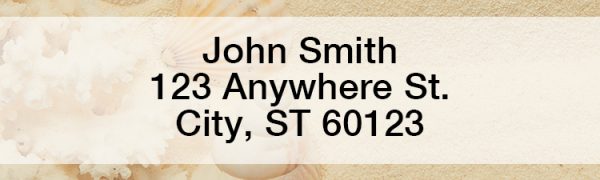 Seashell Address Labels
