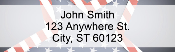 Celebrate Stars and Stripes Address Labels