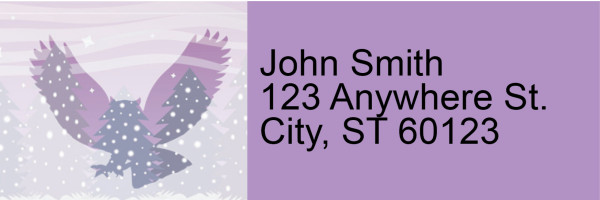 Wildlife Silhouettes Address Labels