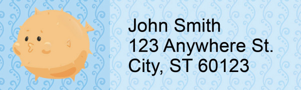 Aquatic Buddies Address Labels