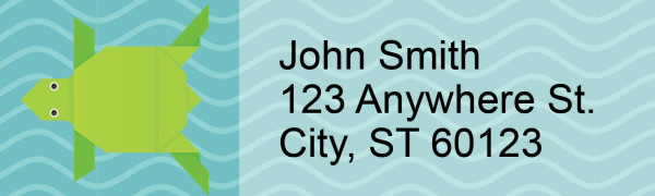 Origami Address Labels