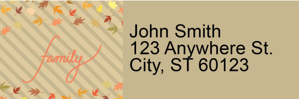 Thankful Blessings Address Labels