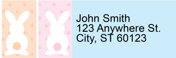Bunny Buns Address Labels