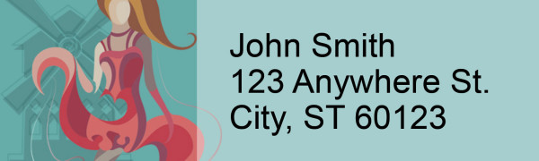 Moulin Rouge Address Labels