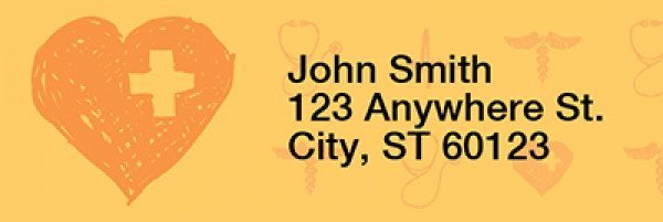 Nurse Pattern Address Labels