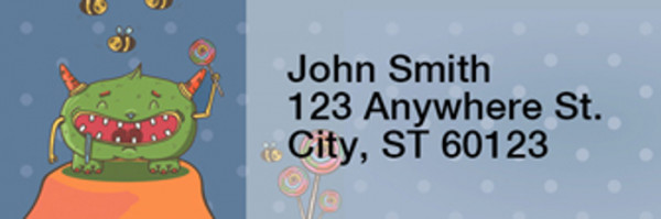 Monsters Address Labels