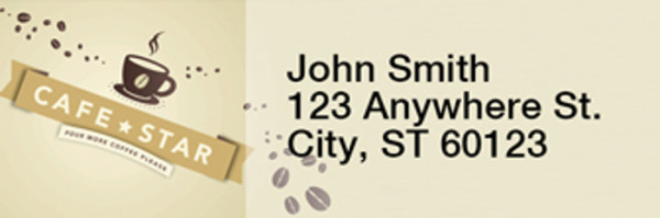 Cafe Address Labels