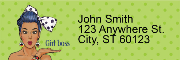 Girl Boss Address Labels