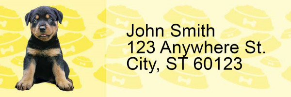 Rottweiler Pups Keith Kimberlin Address Labels