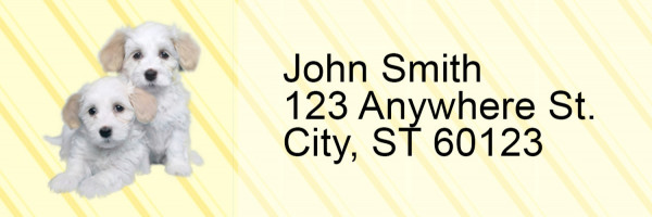 Havanese Pups Keith Kimberlin Address Labels