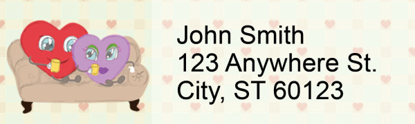 Feelin' the Love Narrow Address Labels