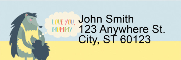 Motherly Love Narrow Address Labels