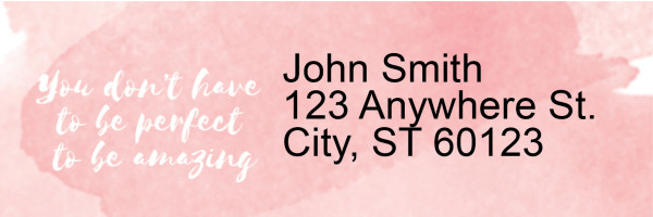 Believe in Yourself Address Labels