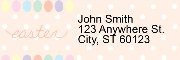 Easter Ideals Address Labels