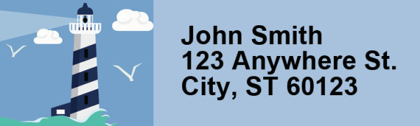 Splendid Lighthouse Address Labels