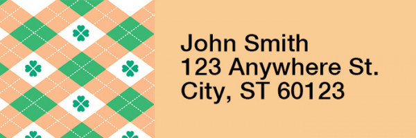 Clover Kilts Narrow Address Labels