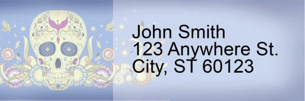 Day of the Dead Address Labels