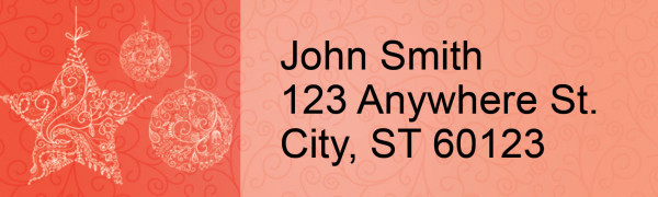 Vintage Christmas Address Labels