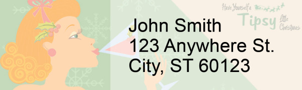 Holiday Spirits Address Labels