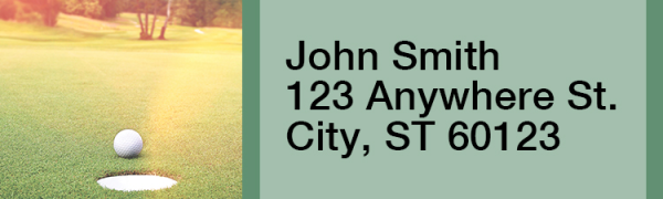 Golf Course Address Labels