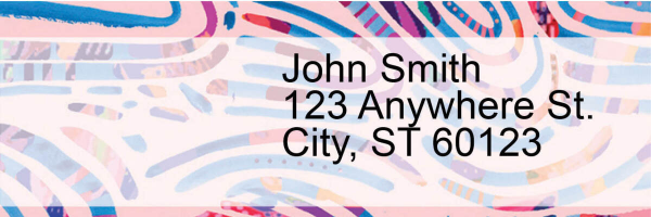 Groovy Arches Address Labels by EttaVee