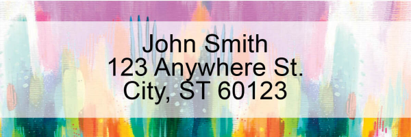 Watercolor Pastel Address Labels by EttaVee