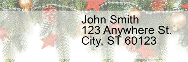 Winter Trinkets Address Labels