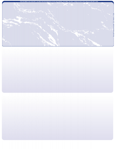 Blue Marble Blank Top Laser Checks