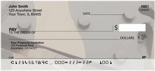 Camo Rivets Personal Checks
