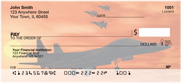 The Military Never Sleeps Personal Checks