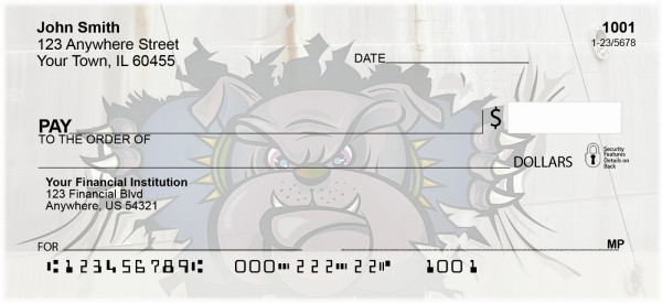 Bulldog Rippin N Roarin 1 Personal Checks