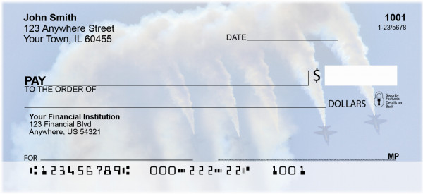 Blue Angels Personal Checks