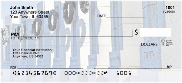 WWII -WWII Memorials Personal Checks