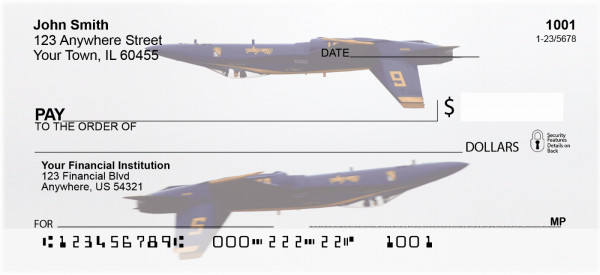 Blue Angels in Formation Personal Checks