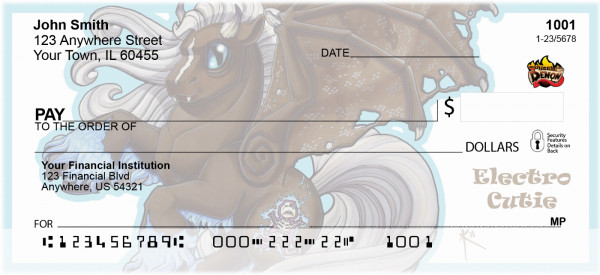 Blues Mix - My Little Demon Personal Checks