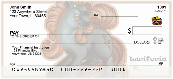 Brimstone Demons - My Little Demon Personal Checks