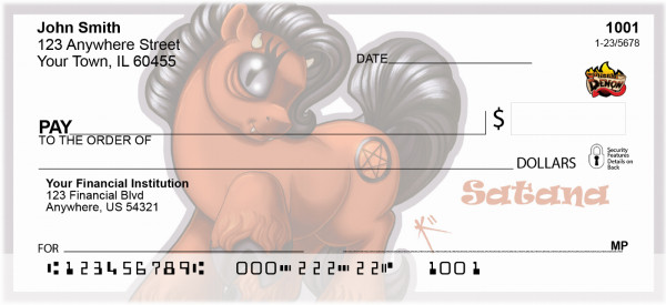 Naughty Mix - My Little Demon Personal Checks