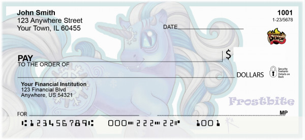 Unicorns - My Little Demon Personal Checks